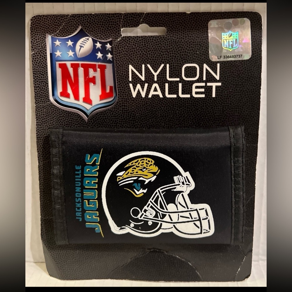 Rico Industries NFL Nylon Tri-fold Wallet - Jacksonville Jaguars